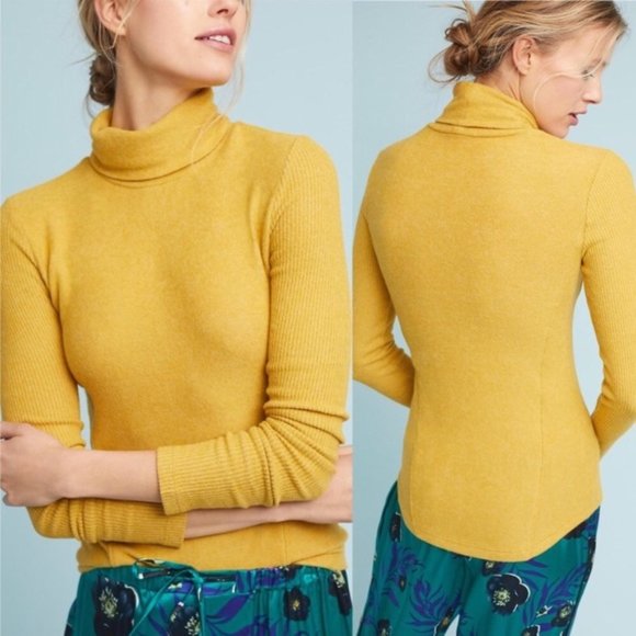 Anthropologie Sweaters - Anthropologie Saturday Sunday Fleece Turtleneck